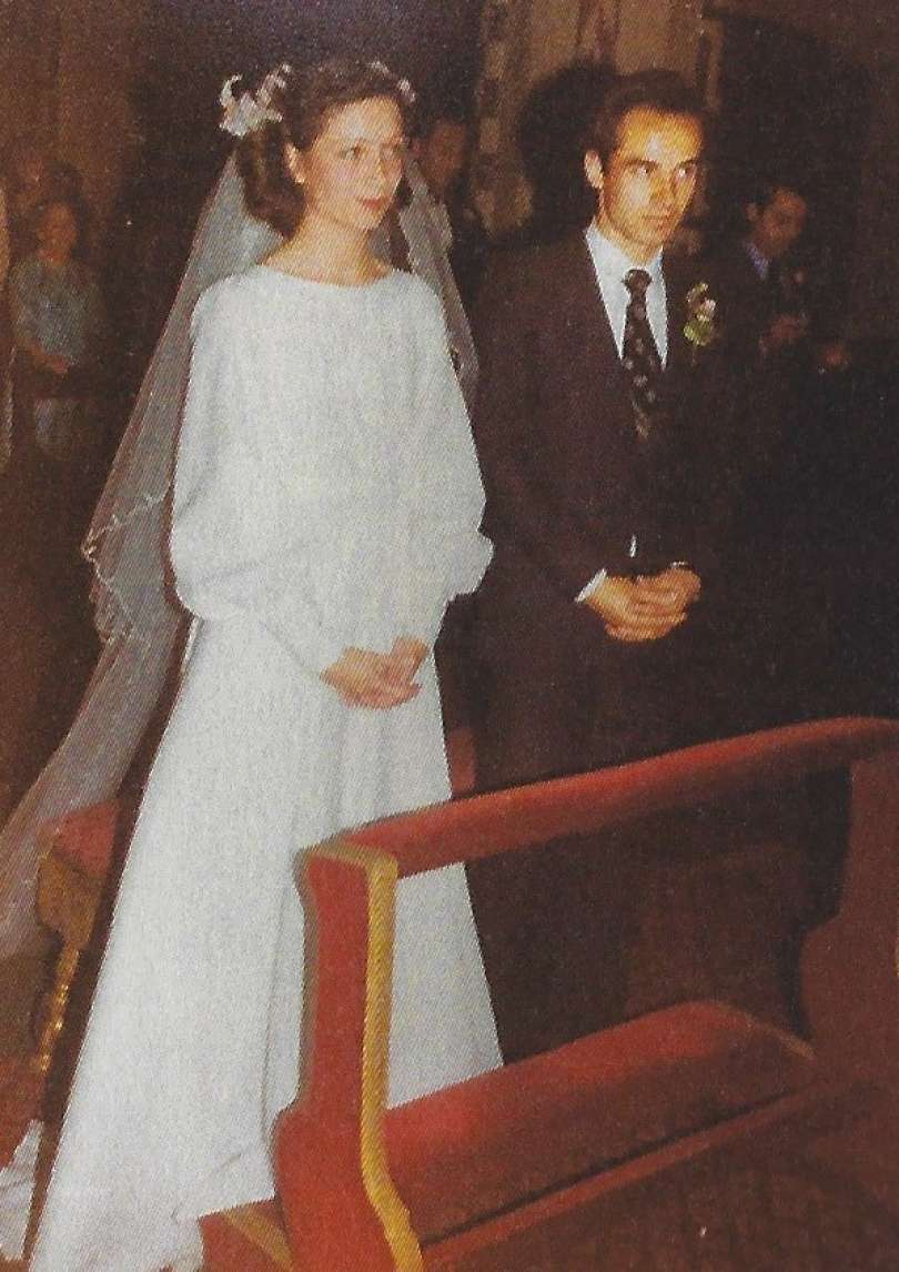 Poročni obred 13. avgusta 1977