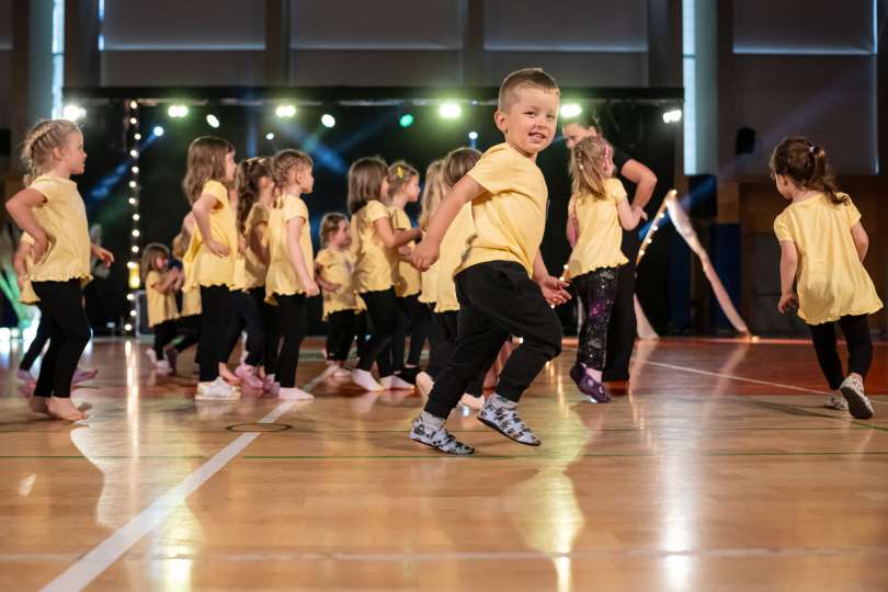 Plesalci Plesne šole Nina so nastopili v Ljutomeru.
