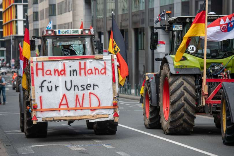 bruselj, protest, kmet