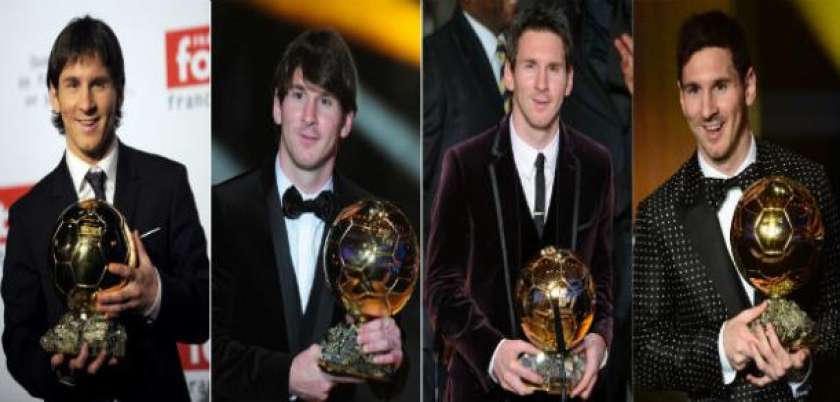 VIDEO: Messi še četrtič z zlato žogo