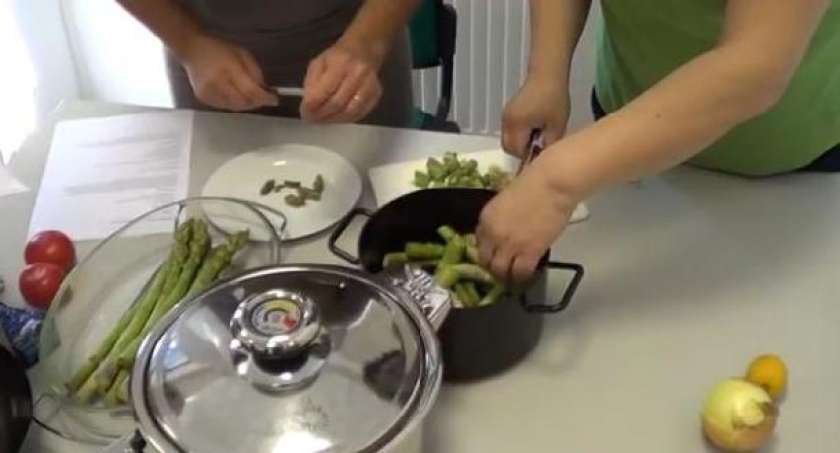 VIDEO: Kuharska delavnica in šparglji