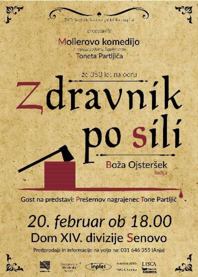 Na Senovem pričakujejo Prešernovega nagrajenca