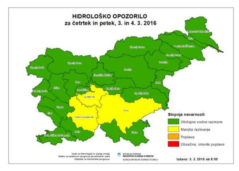 Krka bo naraščala