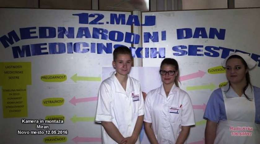 VIDEO: Dan medicinskih sester v Novem mestu