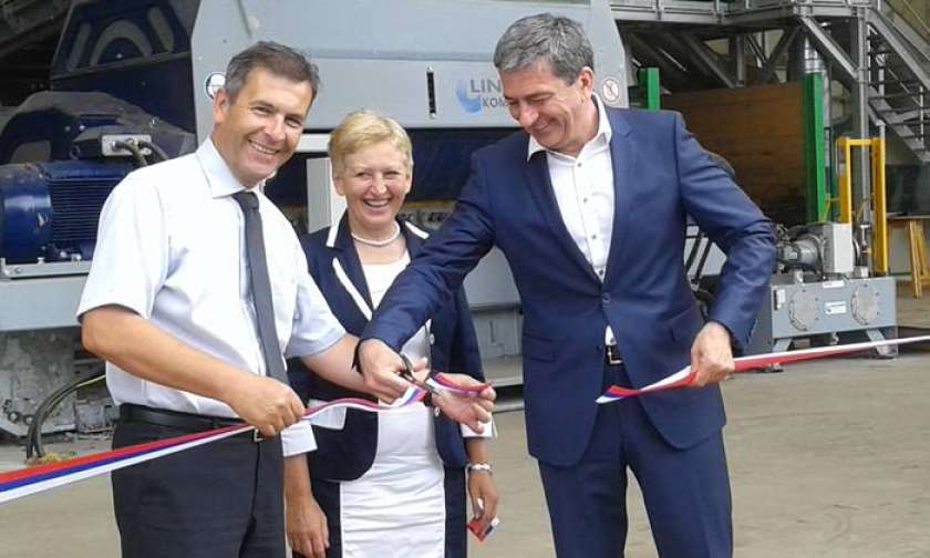 FOTO: V Krškem so odprli proizvodno linijo za alternativna goriva 