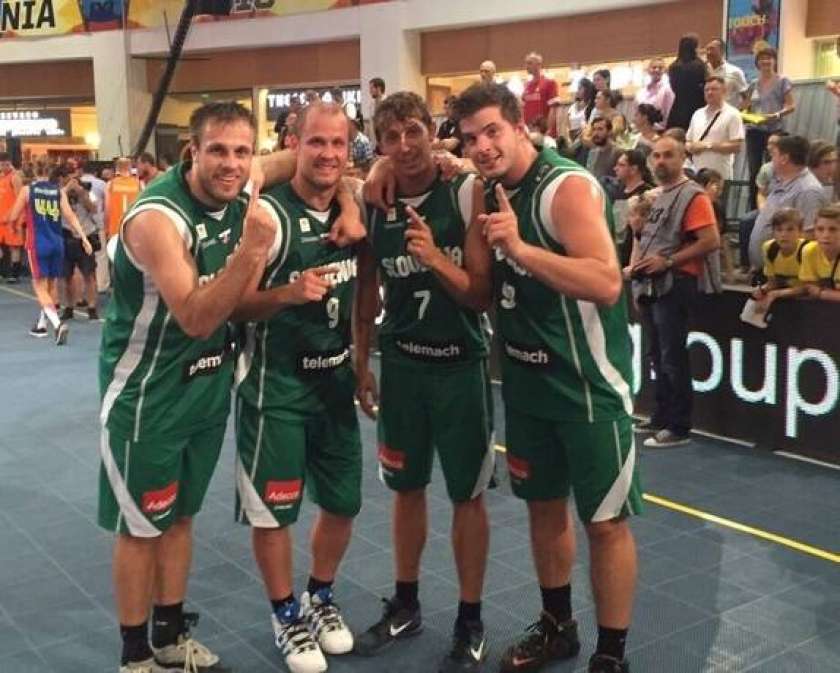 Slovenija evropski prvak v košarki 3 x 3