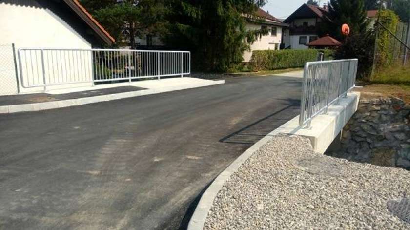 Odprtje mostu v Dobravici pri Šentjerneju