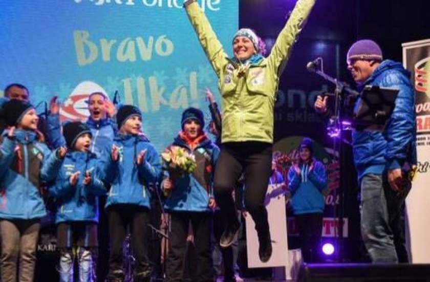 Sprejem za junake zime