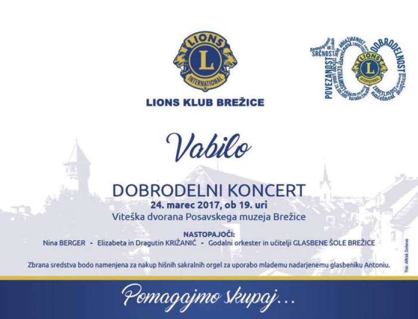 AVDIO: Dobrodelni koncert za Antonia Vogrinca