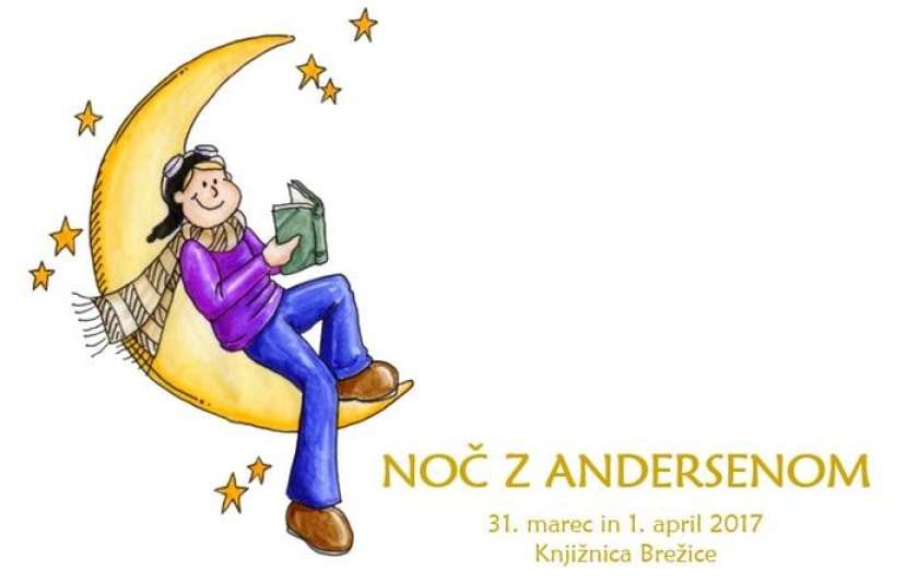 V brežiški knjižnici Noč z Andersenom 2017