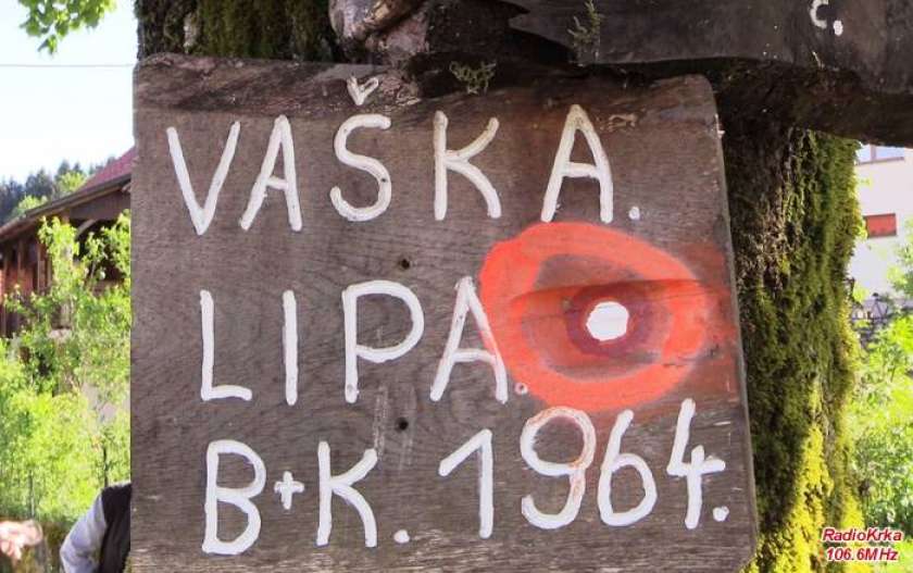 VIDEO: Pri vaški lipi v Podhosti so odprli projekt Ureditev meteornega odvodnjavanja