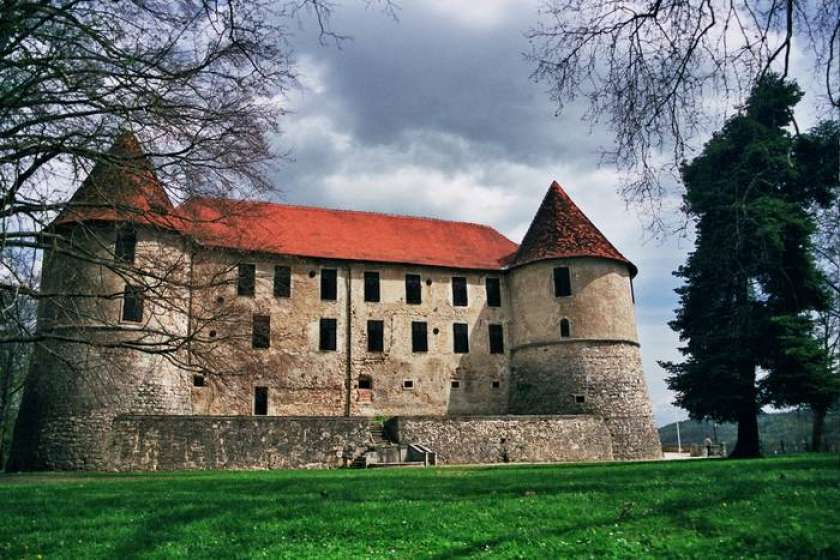 Lado Šeško na sevniškem gradu