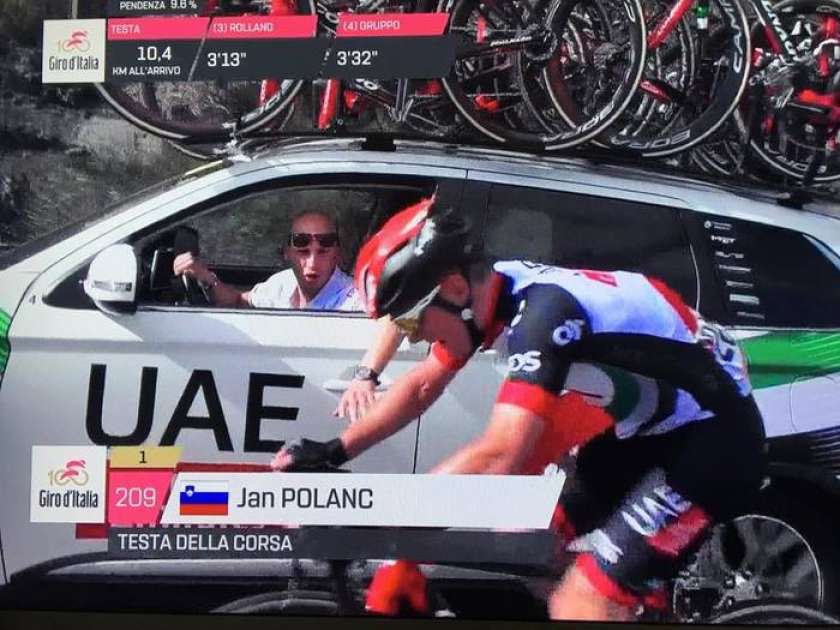Jan Polanc na dan zmage kralj Etne
