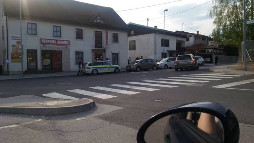 Nalet vozil v Novem mestu