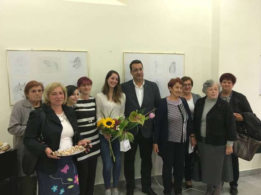 FOTO: Razstava &#34;Animalije&#34; brežiške gimnazijke