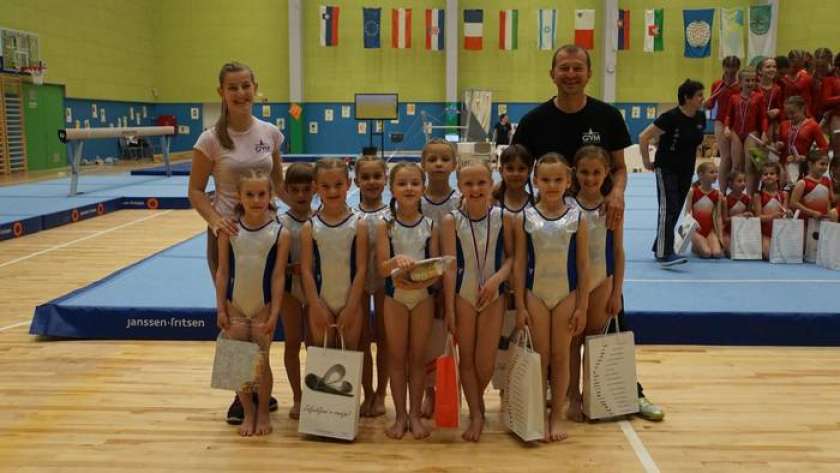 FOTO: Gimnastično društvo Novo mesto uspešno v Ljubljani