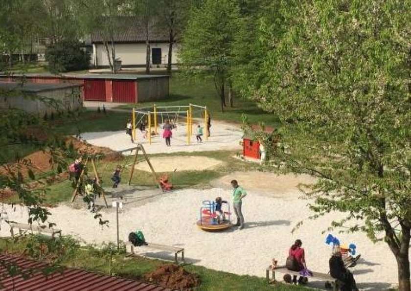 Otroško igrišče Čardak tudi uradno odprto