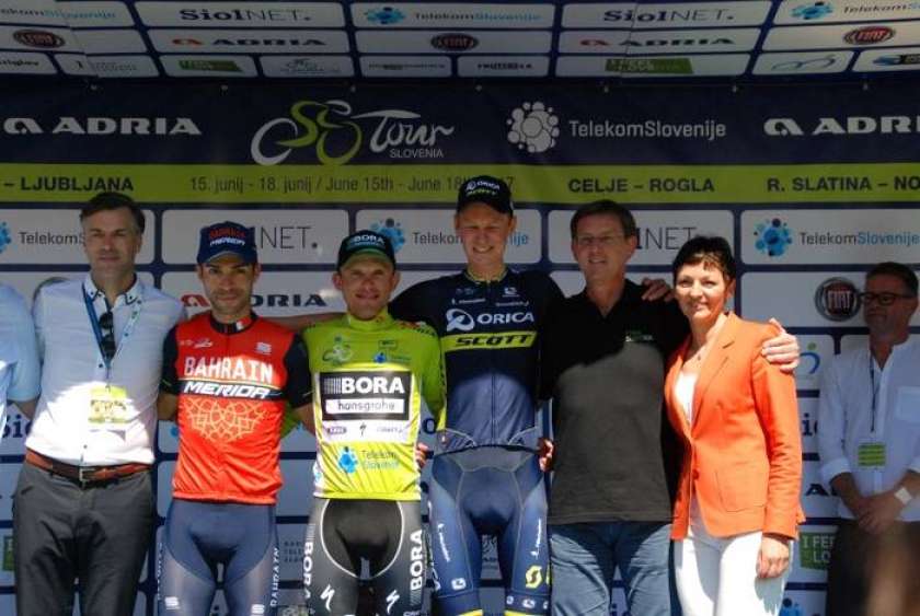 F&#38;V: Sam Bennett najhitrejši na Glavnem trgu, Rafal Majka v zelenem  