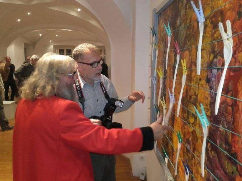 V Galeriji Miklova hiša slike Mitje Ficka 