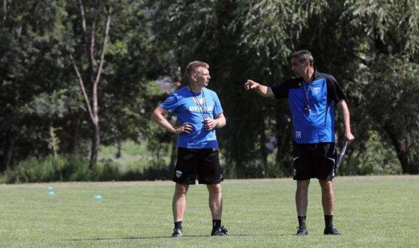 Nogometaši Krškega dejavni pred začetkom DP 