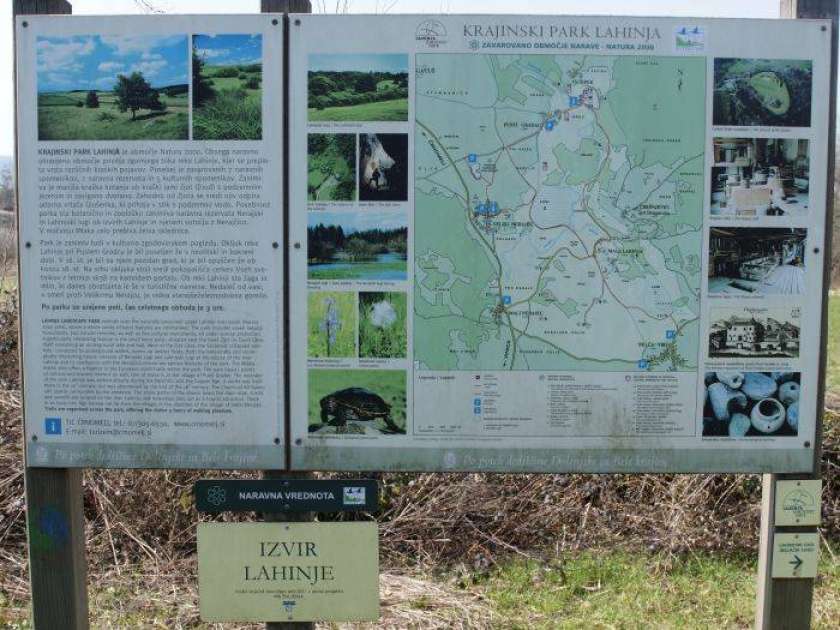 Krajinski park Lahinja deležen prenove 