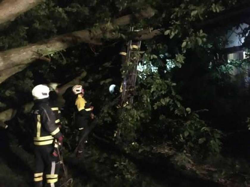 FOTO: Ko ne prizanese niti gasilskemu domu
