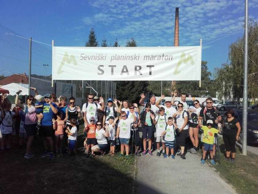 FOTO: 3. Sevniški planinski maraton zadovoljil vse generacije
