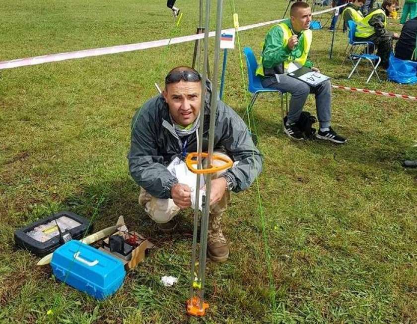 FOTO: V reprezentanci raketnega modelarstva na EP tudi Primož Turk