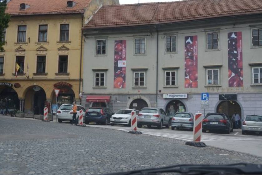 FOTO: Novomeško mestno jedro je zaprto