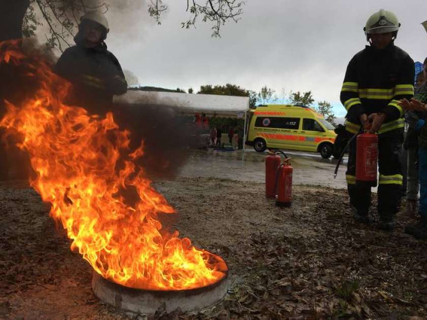 FOTO: Na OŠ Šmarjeta gorelo