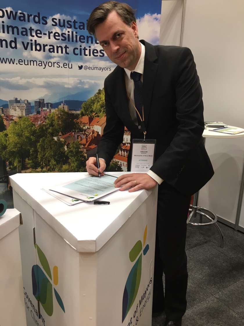 FOTO: Župan na Dunaju podpisal okoljsko deklaracijo evropskih županov
