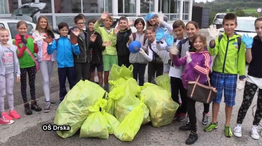 VIDEO&FOTO: Skupaj so očistili Novo mesto