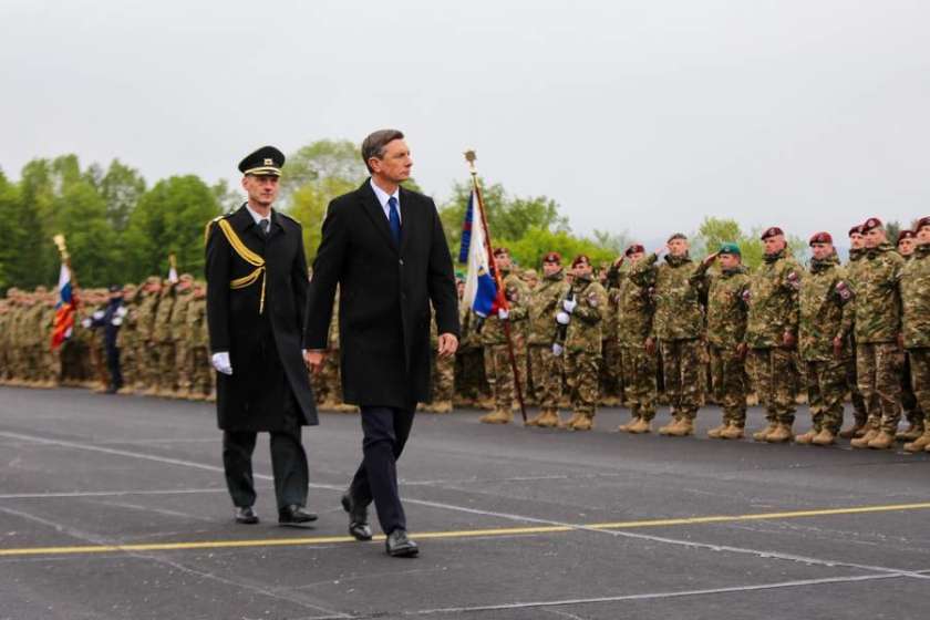 AVDIO: Krka ob enih - Predsednik Pahor za posodobitev Slovenske vojske