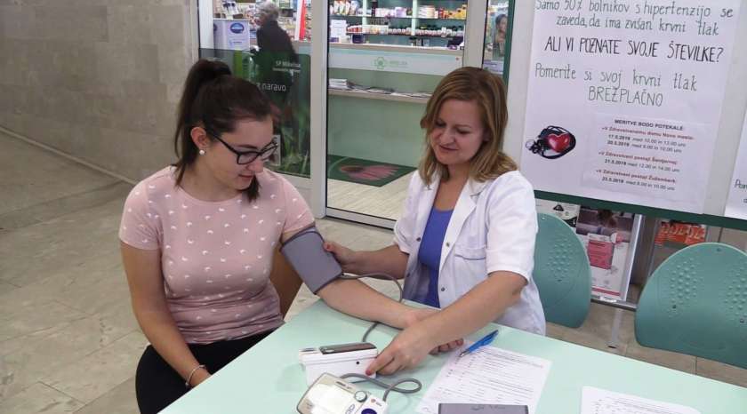 VIDEO&FOTO: Krvni tlak želijo izmeriti čim več prebivalcem