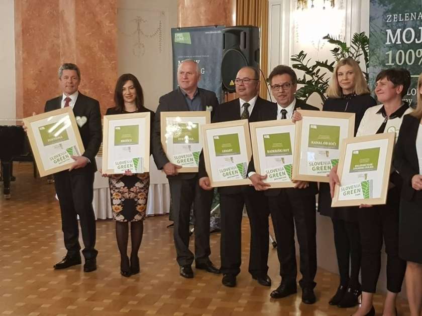 FOTO: Občina Brežice prejela srebrni znak Slovenia Green Destination