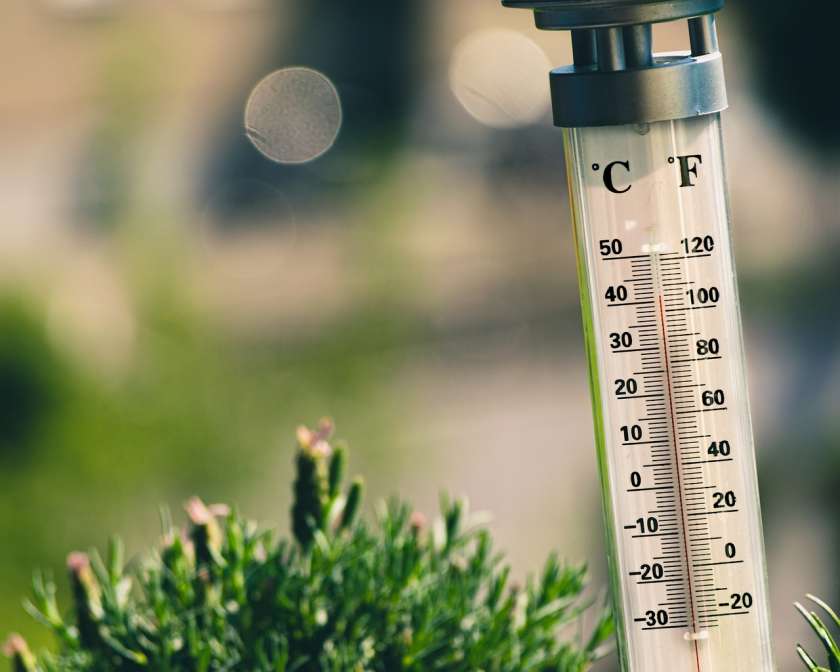 Najvišja letošnja temperatura 37 stopinj Celzija, najnižja pa -24,1