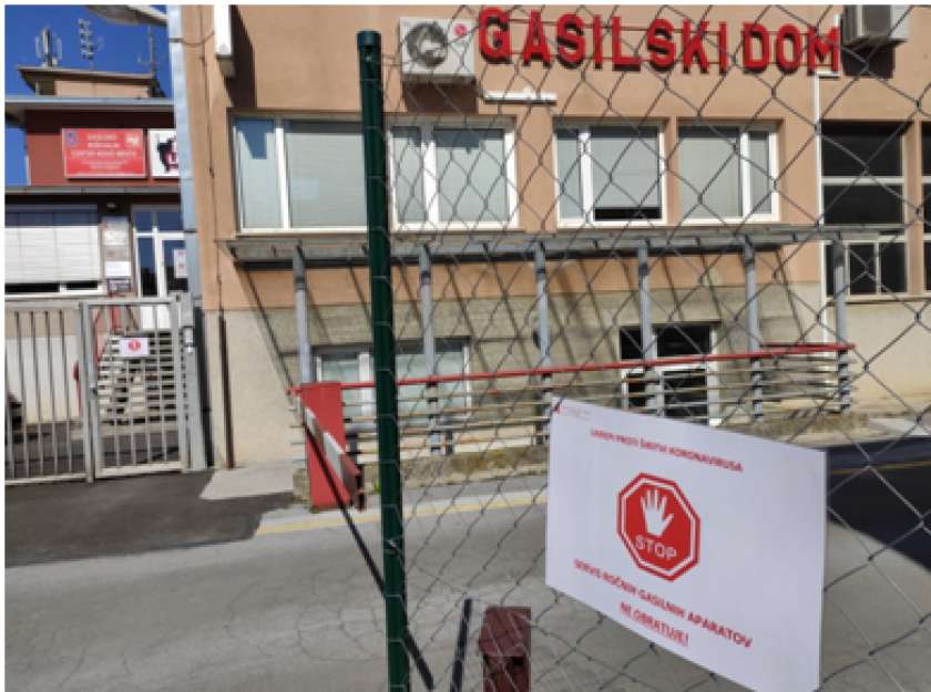 Nujni ukrepi Gasilsko-reševalnega centra Novo mesto