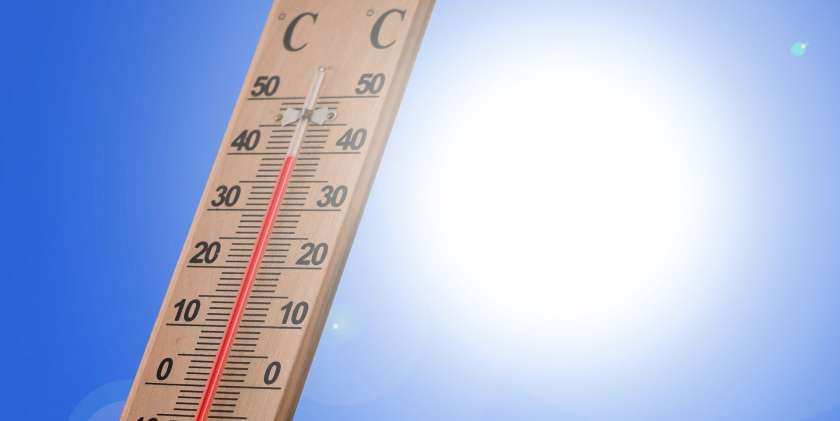 Krka ob enih – Najvišja letošnja temperatura izmerjena na našem koncu