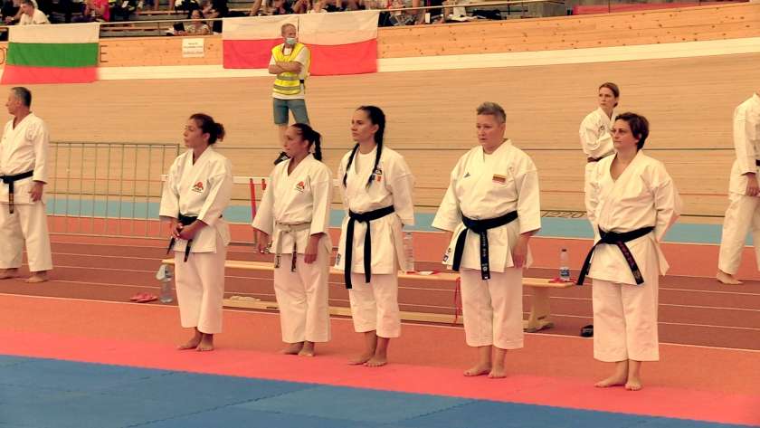 FOTO: Na prvenstvu v karateju končana tekmovanja nižjih pasov