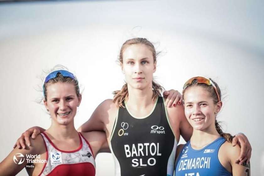 Monika Bartol mladinska svetovna prvakinja v duatlonu