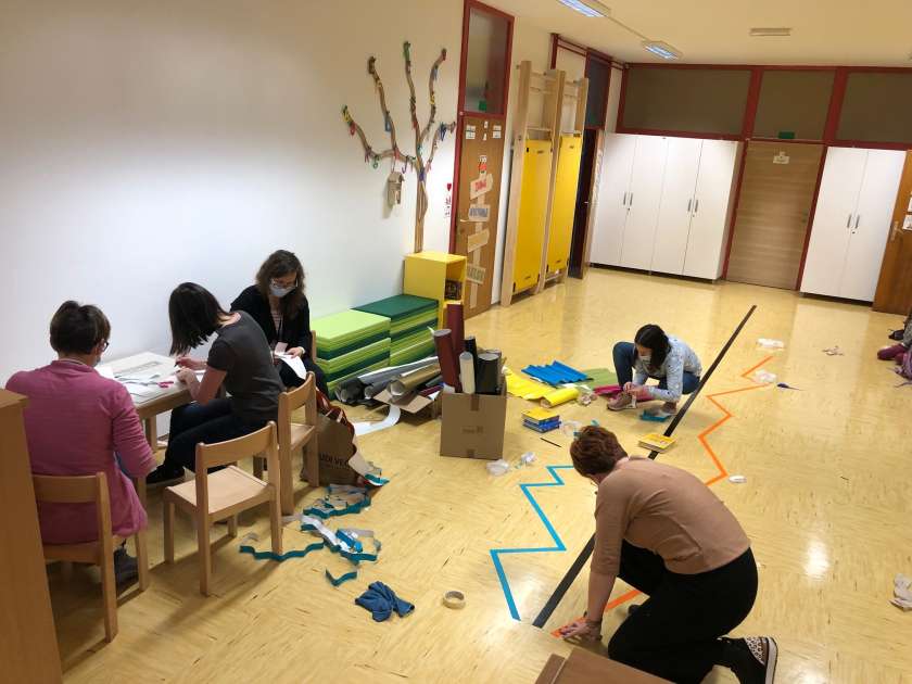 Krka ob enih – Na šoli v Bršljinu prenovili prostor za prvošolčke