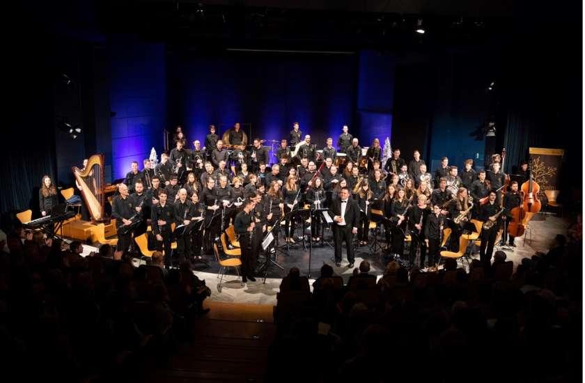 Novoletni koncert Pihalnega orkestra Krka