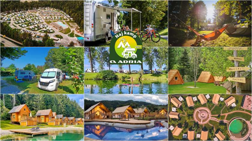 Za najboljša kampa izbrana River Camping Bled in Kolpa Vinica