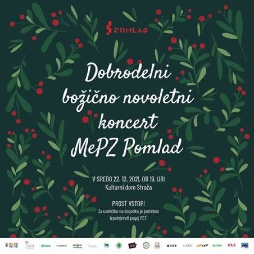 Božično-novoletni koncert z MePZ Pomlad