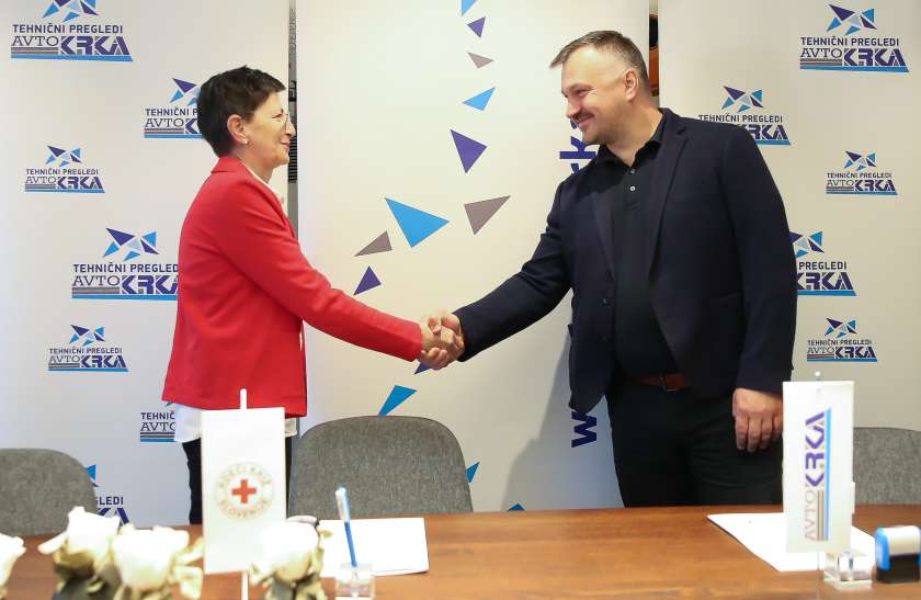 Avto Krka podpisala dogovor o sodelovanju z Rdečim križem Slovenije