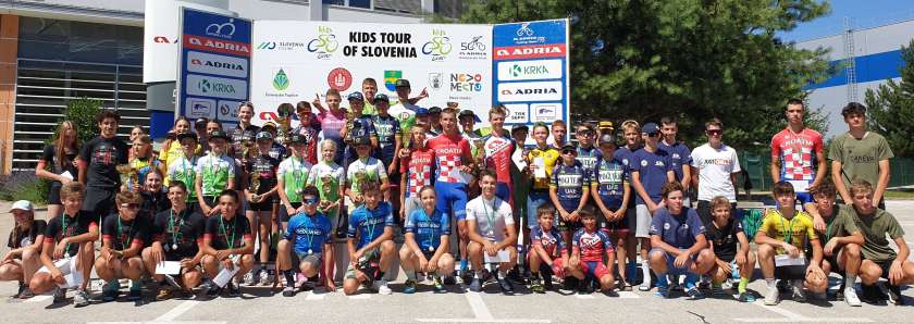 Jakob Omrzel zmagovalec Kids Tour of Slovenia