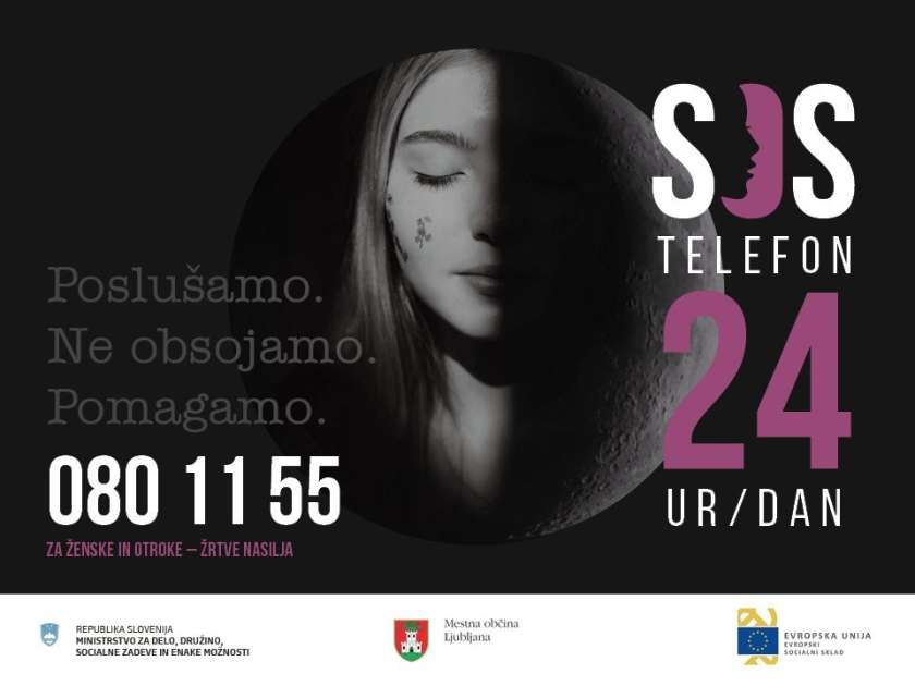 Društvo SOS telefon nudi pomoč tudi žrtvam posilstva