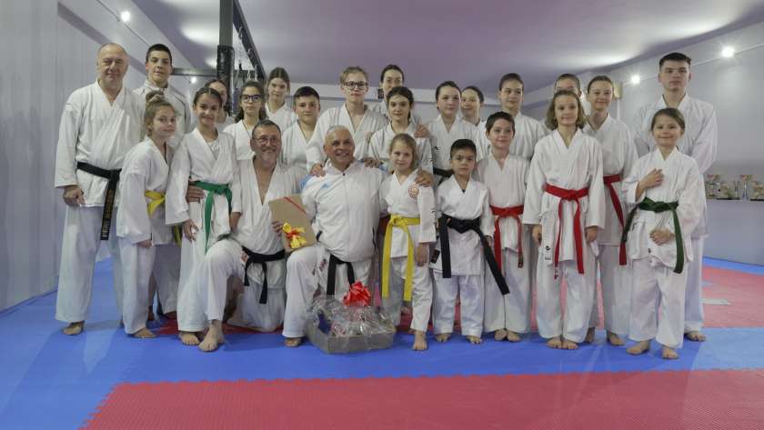 Karate klub Novo mesto gostil karate prijatelje iz Italije
