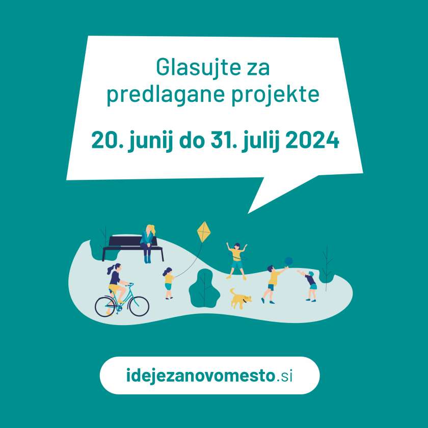 Do srede odprto glasovanje za predloge participativnega proračuna