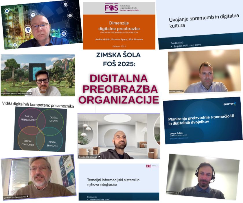 Digitalna prihodnost, vodenje in mednarodno sodelovanje v ospredju zimskih šol Fakultete za organizacijske študije